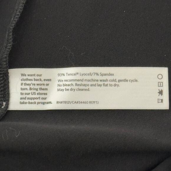 Eileen Fisher Black Tank Dress with Front Pockets (M) - Picture 10 of 10